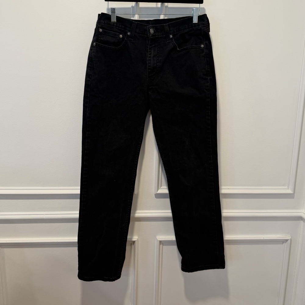 Levis 514 Straight Fit Mens Jeans Size 36x30 Black
